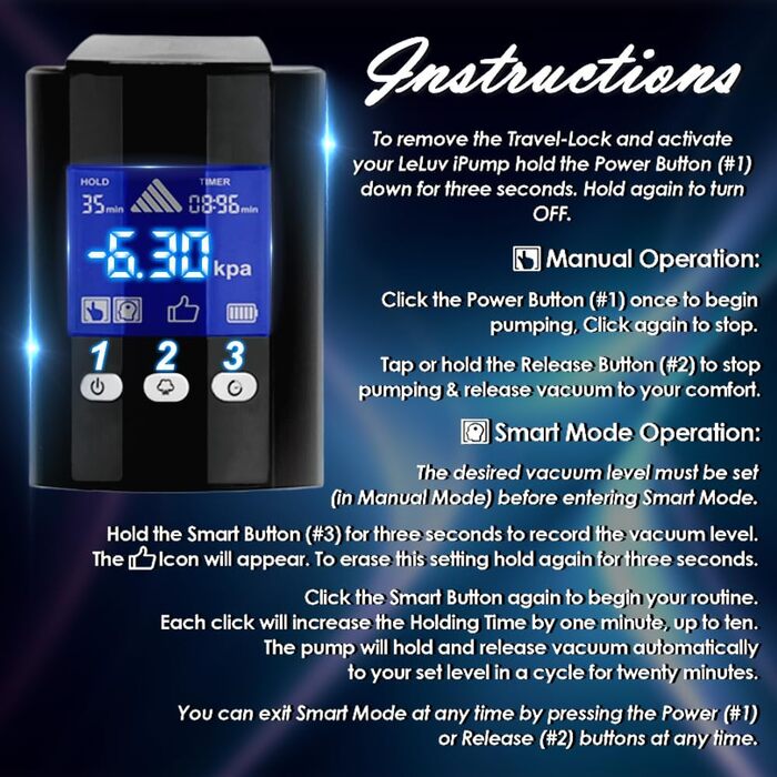 Електрична вакуумна помпа для чоловіків NAIXBTY для збільшення пеніса та покращення ерекції. Різні режими, вакуумна помпа для стимуляції, секс-іграшки. Розміри: 22.9*5.1 см