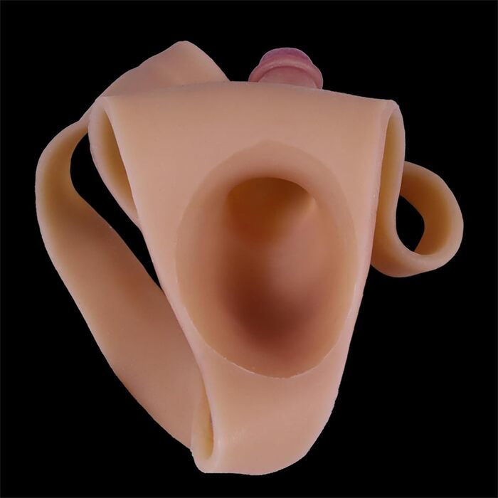 Реалістичний дилда з танга, силікон, фальшивий пеніс, для лесбійок, анальний, для пар, секс-іграшка (суцільний)