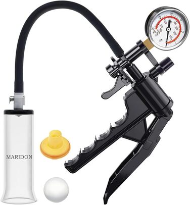 Вакуумний пристрій для розтягування крайньої плоті (пеніс-насос) з манометром - для чоловіків