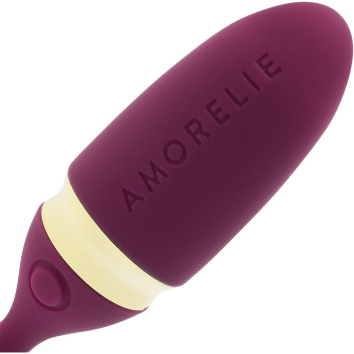 AMORELIE Flirt – Вібратор для пальців | Водонепроникний | З м'якого силікону, Червоний