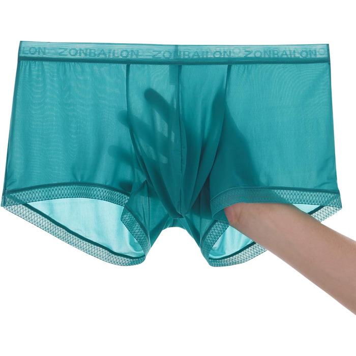 Шкарпетки чоловічі BIATWOWR прозорі, сексуальні, з підсиленням, для більшої привабливості та комфорту (світло-зелені, 3XL)