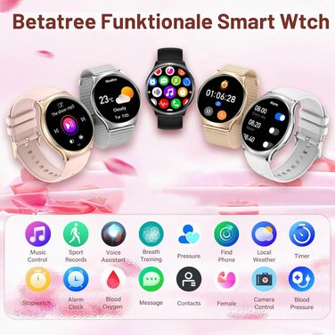 Смарт-годинник I52 Smartwatch для жінок, колір Rose Gold (розове золото)