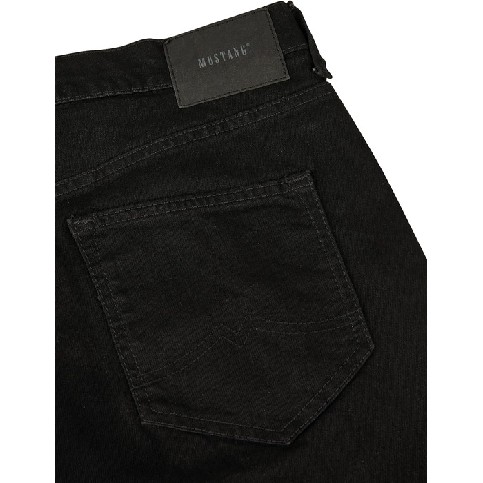 Чоловічі джинси Mustang Oregon Bootcut з ефектом stretch, чорний денім, розмір 32W/32L