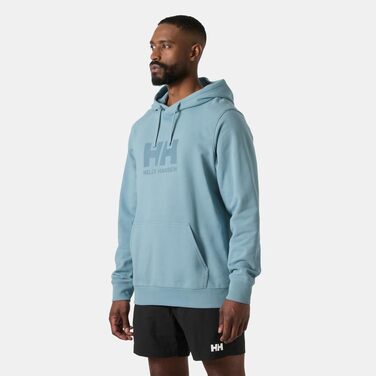 Чоловічий худі Helly Hansen HH Logo з капюроном, розмір XL, колір Windy Blue