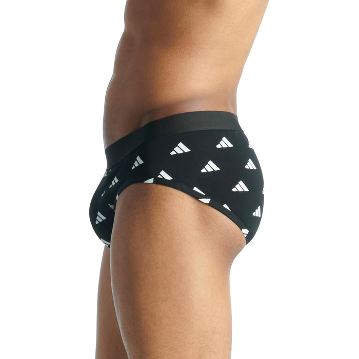 Труси чоловічі Adidas Basic Brief Sips (6 шт.) - L, Різні кольори