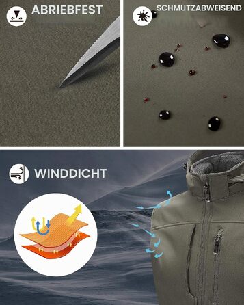 Чоловічий жилет Softshell 33,000ft водонепроникний легкий outdoor для роботи та активного відпочинку, оливковий