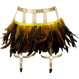 Жіночі мереживні накладки на стегна, ремінці для ніг, пояс для шкарпеток, готичний стиль, регульовані, для клубу, вечірки, танців, фестивалів (білий, світло-жовтий)