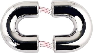 Сталевий магнітний кільце для пеніса, сталевий кок-рінг, кільце для яєчок, чоловічий металевий аксесуар для БДСМ, іграшка для сексуального рабства, розтягування, CBT, SM.