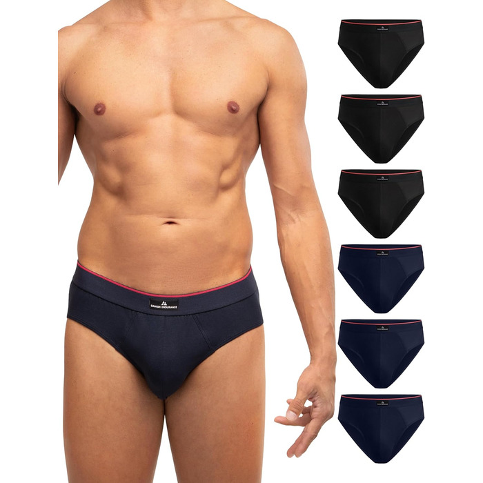 Слідки чоловічі DANISH ENDURANCE 6 шт. з бавовни, дихаючі, з еластаном, без етикетки (6 кольорів, розмір M)