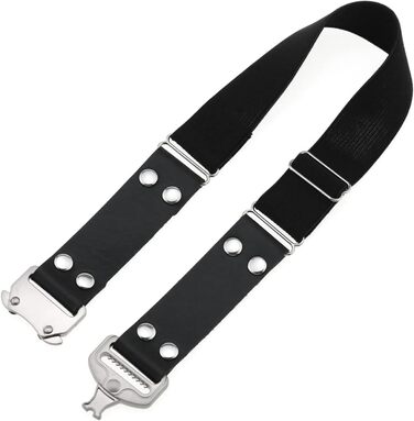 Жіночі готичні набедрені стрічки KUFUN, 2 шт., регульована пряжка, високі панчохи чорного кольору