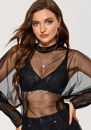 DOBREVA: чорний бюстгальтер з мереживом з кісточками, ефект мінімайзер, великі розміри, сексуальний, з глибоким вирізом, 85E