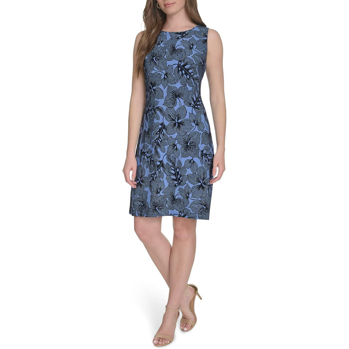 Сукня Tommy Hilfiger Adaptive жіноча з кишенями, колір синій/блакитний (32)