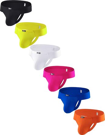 Танга чоловічі iKingsky, 6 шт. у пакунку, сексуальна бразильська модель, XL