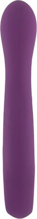 Вібратор You2Toys Rabbit Petit - інтенсивний вібратор G-точки з стимулятором клітора, 10 режимів, ергономічна форма, фіолетовий/золотий, 185г