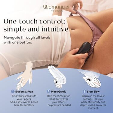 Womanizer Starlet - вібратор для клітора, преміум-якість | 4 режими, тихий, вологостійкий, акумуляторний | Білий/Чорний