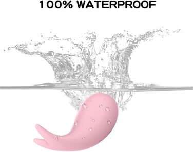 Вібратор з дистанційним керуванням та додатком, 10 режимів вібрації, для жінок, портативний, для стимуляції G-точки, для пар, рожевий