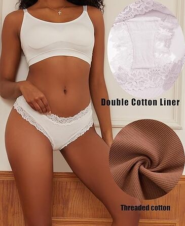 6 пар бавовняних трусиків для жінок, бразильський тип, мереживо, секси, хіпстер, труси, панчіхи, S-X