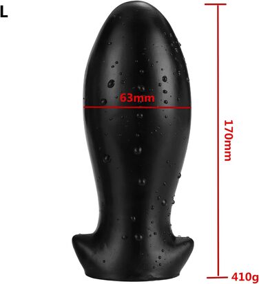 Анальний розширювач Soarvlorfy з силікону для чоловіків та жінок: масаж простати, G-точка, S/M/L/XL/XXL