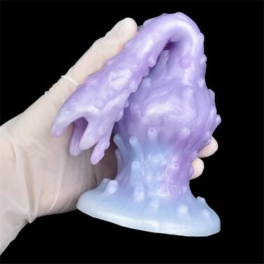 Анальний дилдо Soarvlorfy з 5 яйцями, силікон, XXL, для жінок та чоловіків, G-Spot, SM, синій комплект