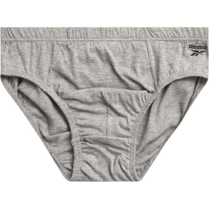 Труси чоловічі Reebok (10 шт.) Low Rise з контурним кишеньком, M, чорний/сірий