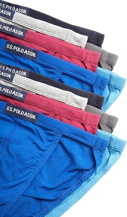 Боксерки чоловічі U.S. Polo Assn. 12 шт. (S-3XL) – червоні, сині, сірі, малинові