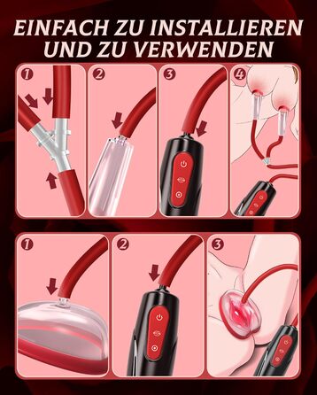Електрична вагінальна пампуха з 3 рівнями потужності та 7 режимами – BDSM іграшка для жінок та пар