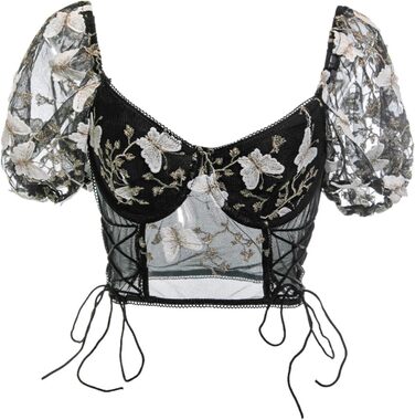 Корсет Даен Корсет Boned Overbust Waist Trainer для корекції фігури, великі розміри, зелений (88-lisddf-b-dunkelgrau, S)