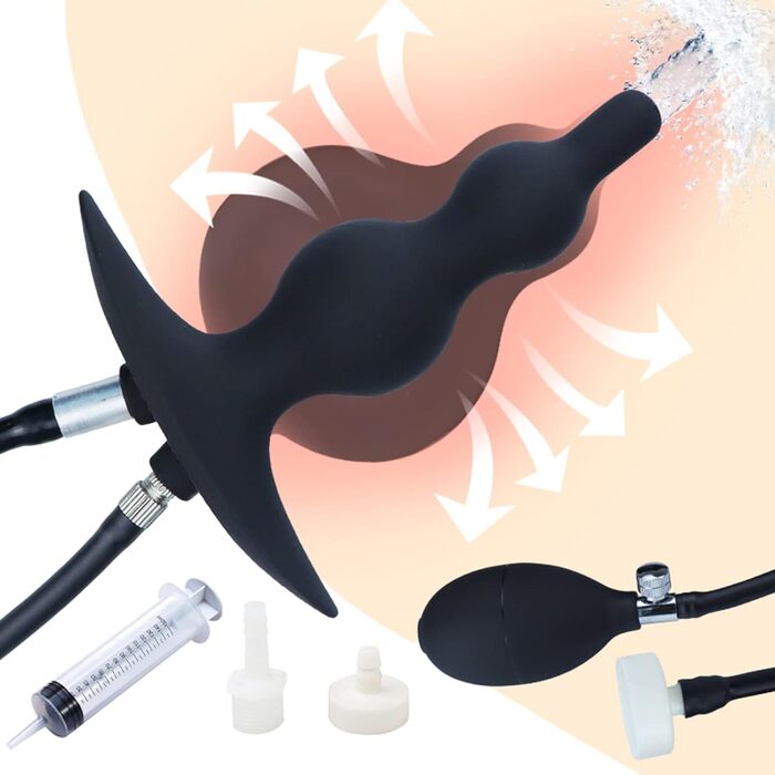 Анальний плагін TYDAY з силікону для BDSM-ігор: анальдуше, стимуляція простати, для чоловіків та жінок