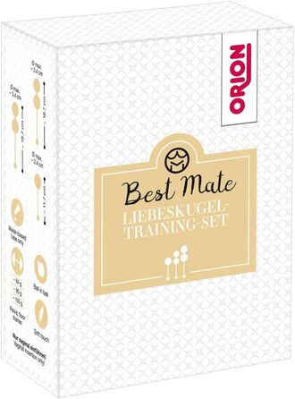 Набір для тренування м'язів тазового дна Orion Liebeskugel - інтенсивний набір з 3 шт. з рельєфною структурою, обертаються всередині, для початківців та досвідчених користувачів, рожевий