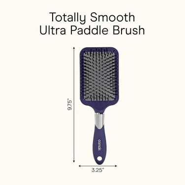 Масажний paddle-брашинг для волосся Conair Velvet Touch, розчісуюча щітка для всіх типів волосся