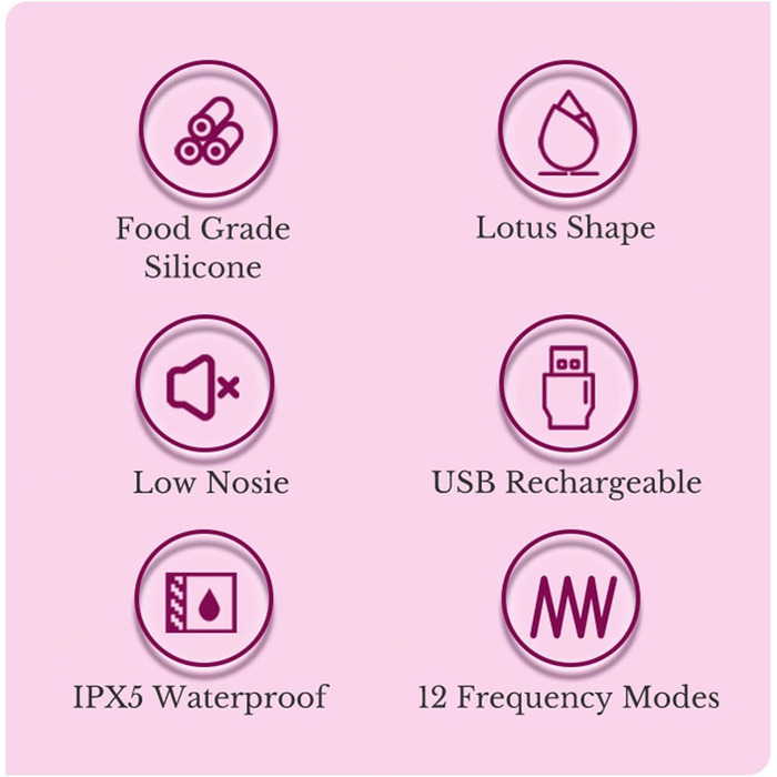 Вібратор G-Punkt Класичний, 12 режимів вібрації, силіконовий вібратор для жінок, інтимні іграшки для дорослих