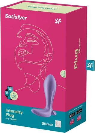 Анальний вібратор Satisfyer Intensity Plug - компактний, водонепроникний (IPX7) | Сильний, з пультом керування | Силікон для чоловіків та жінок | 11,3 см