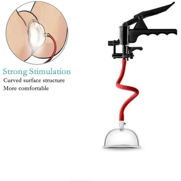 Вакуумний масажер для клітора (пара) для дорослих - стимуляція, БДСМ, Bondage