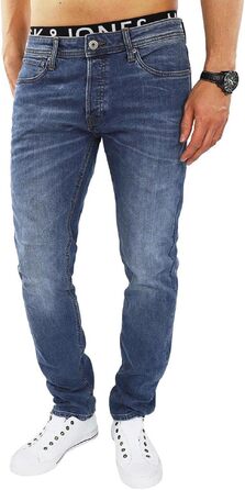 Чоловічі джинси Jack & Jones Tim Original AGI 010 Slim/Straight Fit, Medium Blue Denim (32W/32L)
