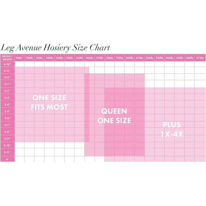 Чорні мереживні панчохи Leg Avenue для жінок, великі розміри, універсальний розмір