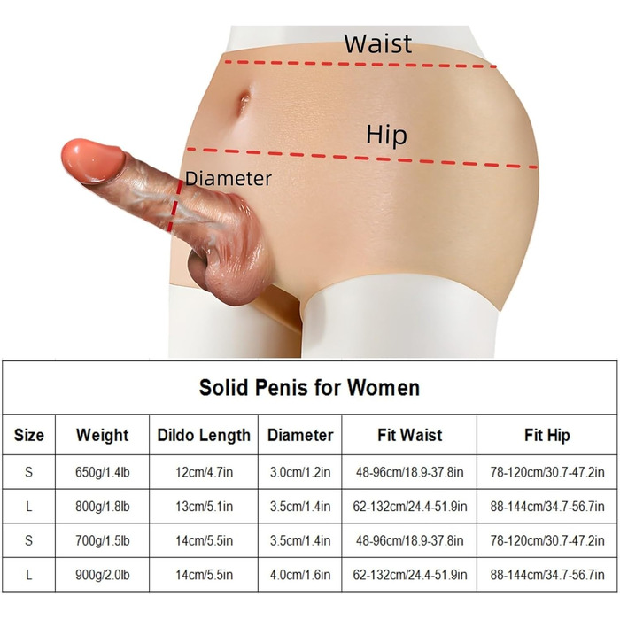 Силіконовий дildo-захоплення Wispancy для білизни, 18 см, порожнистий, для чоловіків та жінок, мастубація, невидимий, секс-іграшки