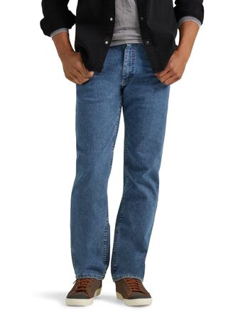 Чоловічі джинси Wrangler Authentics Regular Straight Fit, темно-блакитні (Dunkel Stonewash), 38W / 32L