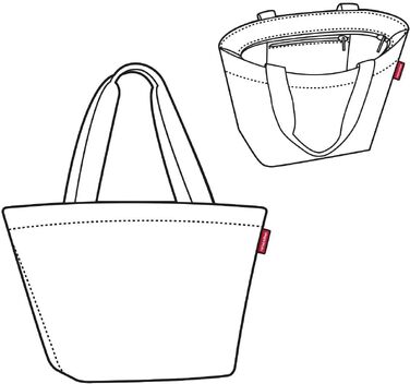 Сумка-шопер reisenthel Shopper M Leo Macchiato — містка жіноча сумка з водовідштовхуючого матеріалу