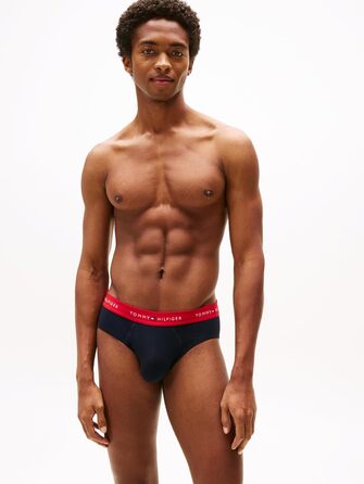 Трьохпарний боксер Tommy Hilfiger (XS, чорний/синій/червоний) - чоловіча білизна