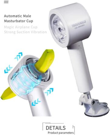 Електричний мастурбатор для чоловіків Xuomt з телескопічною функцією та вібрацією