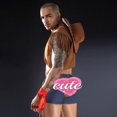 Костюм поліцейського/медсестри YUHENG для чоловіків, чорний/білий, розмір XL, карнавальний костюм