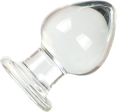 Скляний анальний плаг ScreaAss, 5 розмірів (32/40/45/55/65 мм), набір, прозорий. Іграшки для дорослих для жінок та чоловіків.