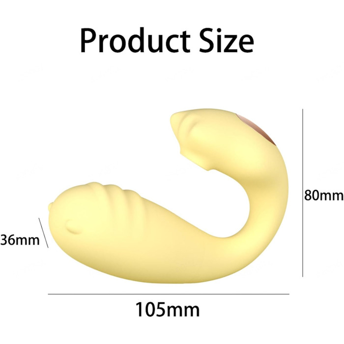 Вібратор для жінок та пар з пультом керування Bluetooth, 9 режимів вібрації, рожевий
