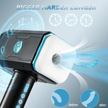 Електричний секс-іграшка YcsLust для дорослих з 7 режимами вібрації та 5 режимами насосу, водонепроникний, портативний