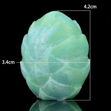 Секс-іграшка Liebeskugeln Alien Sporen Eier - 3 шт. з Platinum Silicone для стимуляції, діаметр 3,4 см, довжина 4,2 см