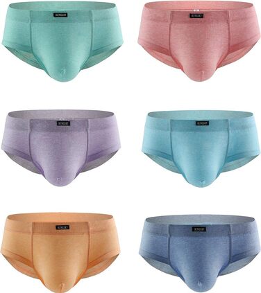 Сліпекси чоловічі iKingsky бавовняні, сексуальні, з витягуванням, підтягуючі талію, для чоловіків XXL, 6 шт. в упаковці