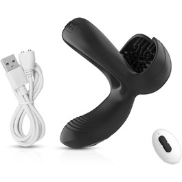 Вібраційний кільце для статевих органів, масажер простати та яєчок. Інтимні аксесуари для чоловіків. Самостійні іграшки для чоловіків