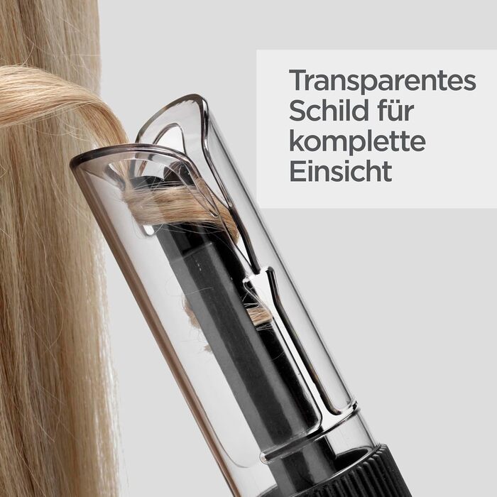 Автоматичний стайлер для локонів BaByliss Curl Secret Lite C1031E, 19 мм, 5 рівнів температури до 210°C, чорний з рожевим золотом