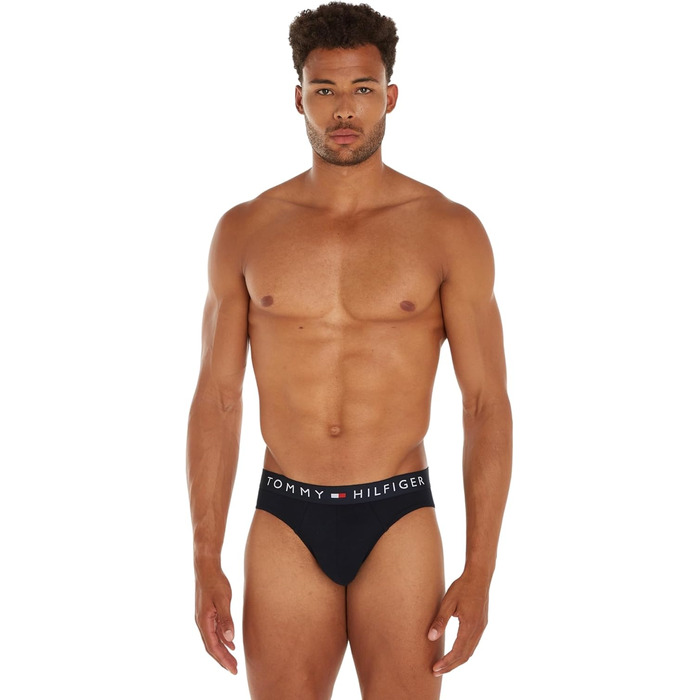 Труси чоловічі Tommy Hilfiger 3 шт. з еластичною тканиною, блакитні
