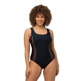 Купальник жіночий Ulla Popken великі розміри (Plus Size), модель 747874, колір Marine